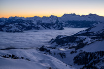 Fronalpstock winter Sylvia Michel