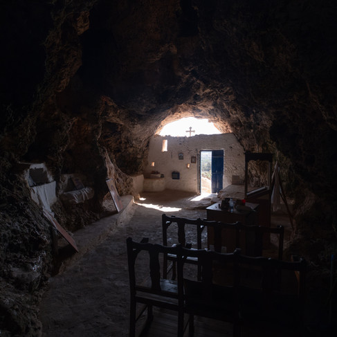 Agioi Saranta grot kerk Cyprus