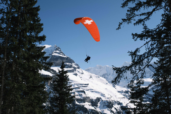 Paragliding Mürren