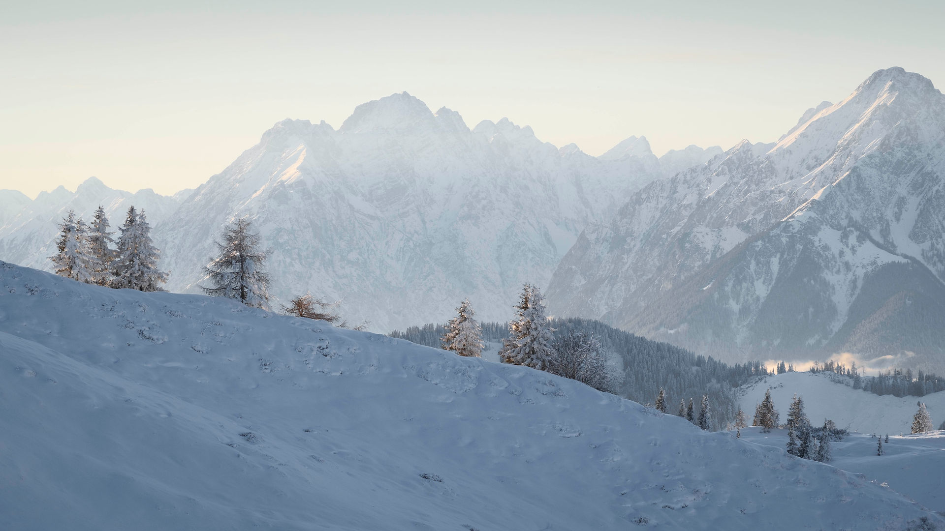 Winterlandschap in Alpbachtal