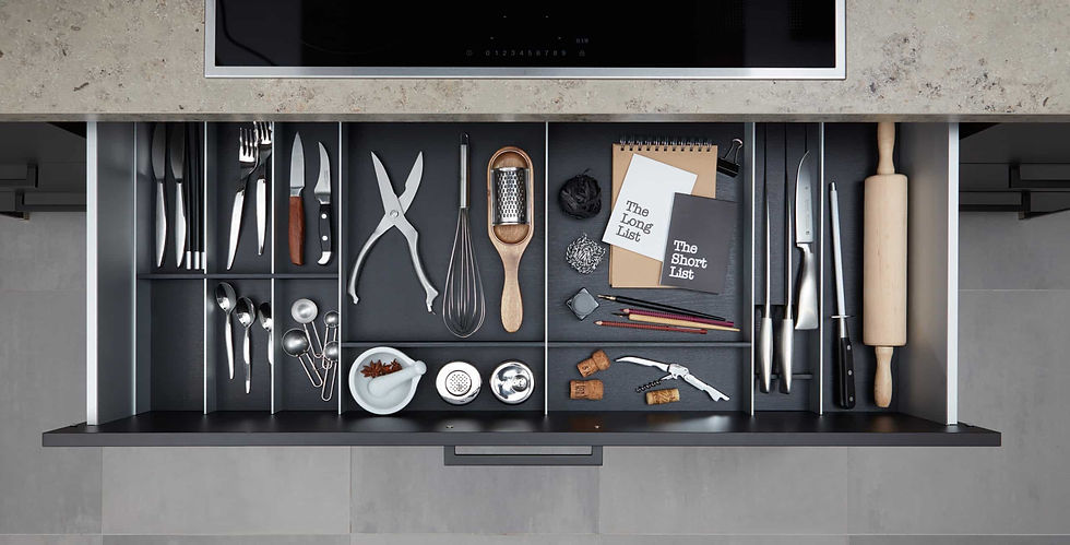 Modern Kitchen Design - TU Havana black VU Sherwood dark Brown 5 - Pronorm - Three River