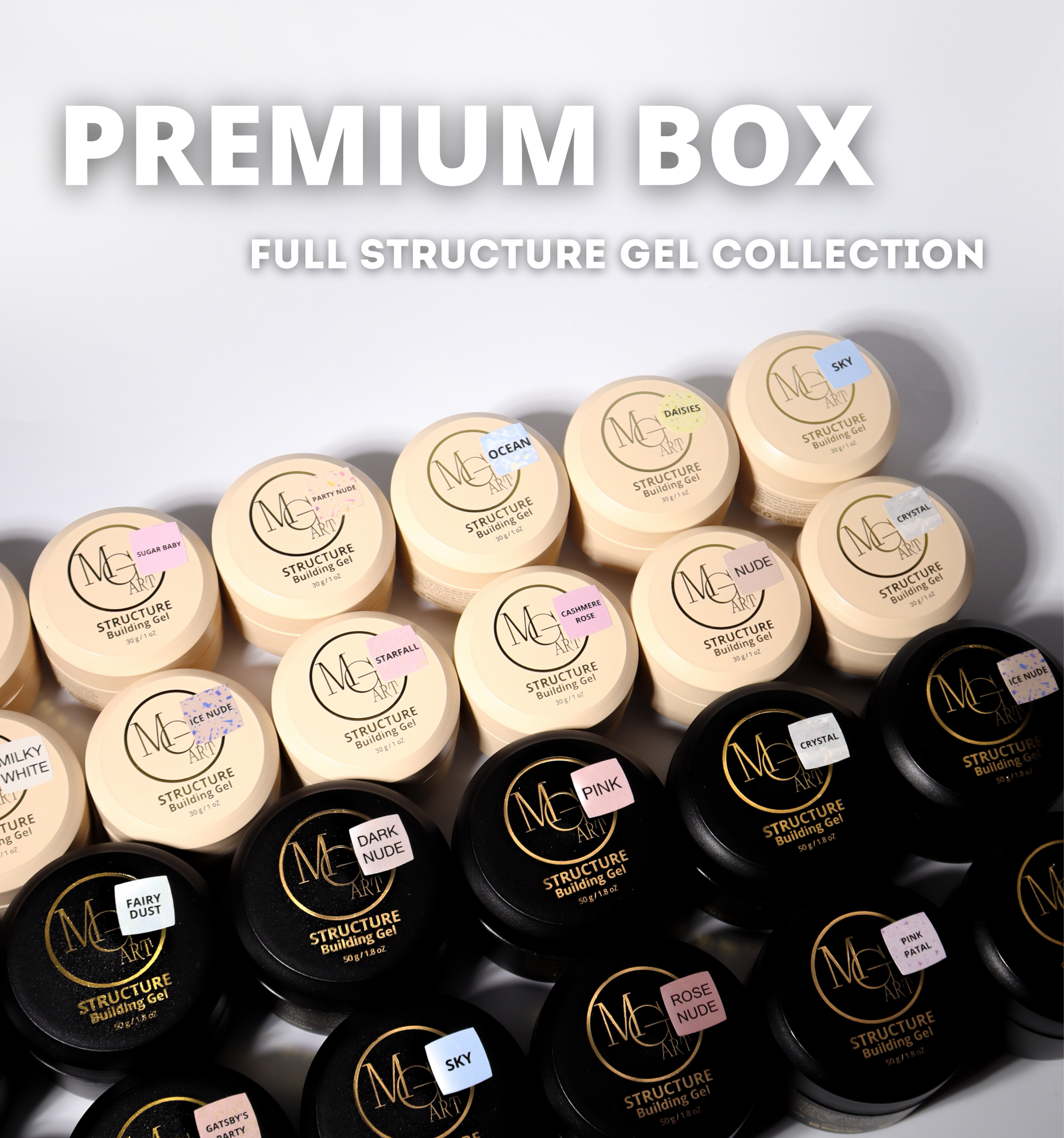 PREMIUM BOX: Full MGart Structure Gel Collection