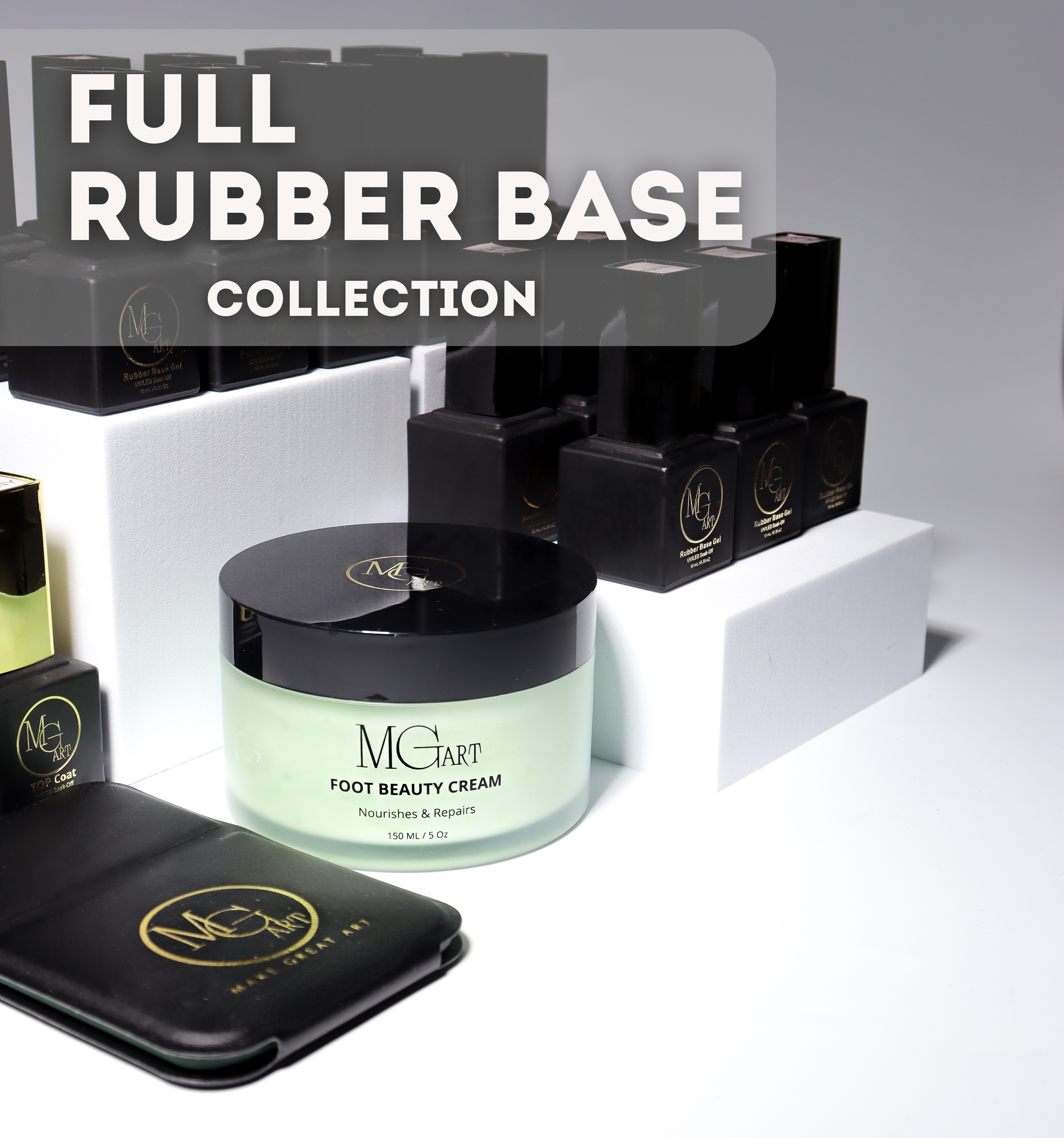 Full Rubber Base Collection +Full Pedicure Tutorial