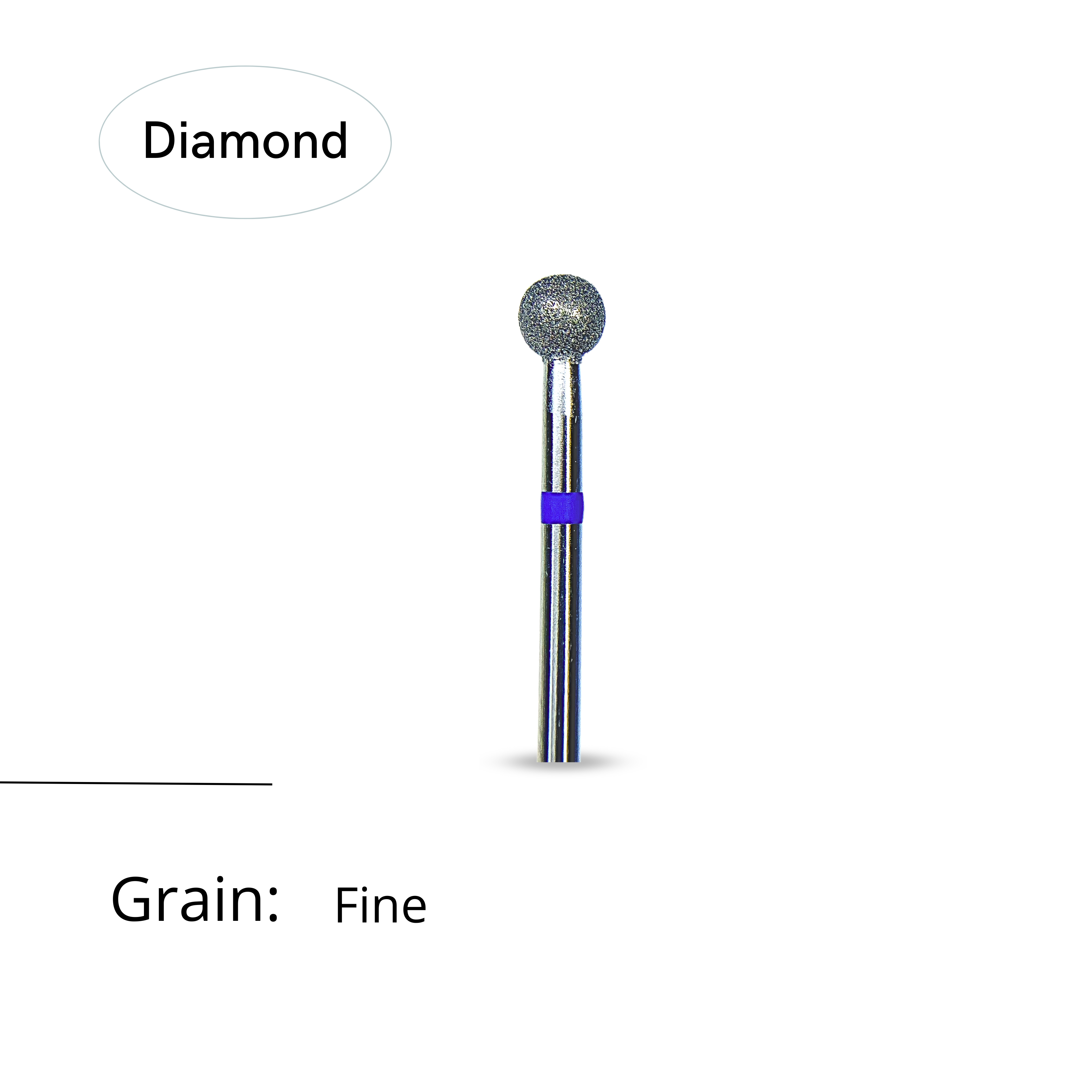 Diamond "Ball" Medium 0.5 - Drill Bit