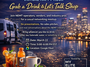 The NEMT Standard Virtual Happy Hour | NEMT Industry Networking Event