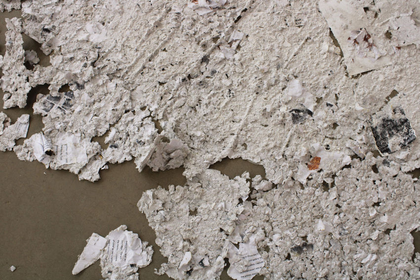 detailed image of Recycled paper, drawings and images 