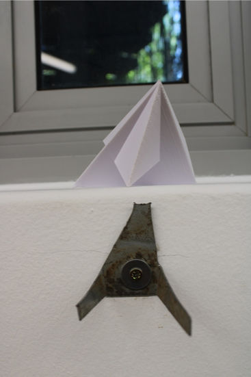 Installation view of ephemera in Traces of interaction 2023