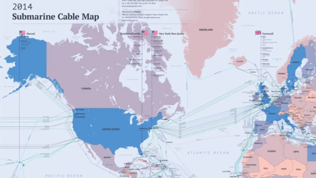 map of undersea cables