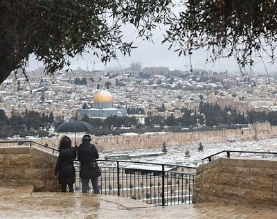 Sunny Jerusalem: The Atmosphere of The Winter City