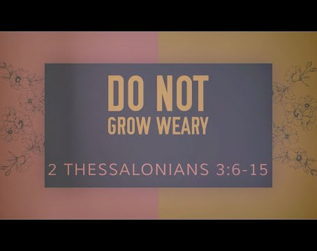 Don't Grow Weary in Doing Good - David Platt