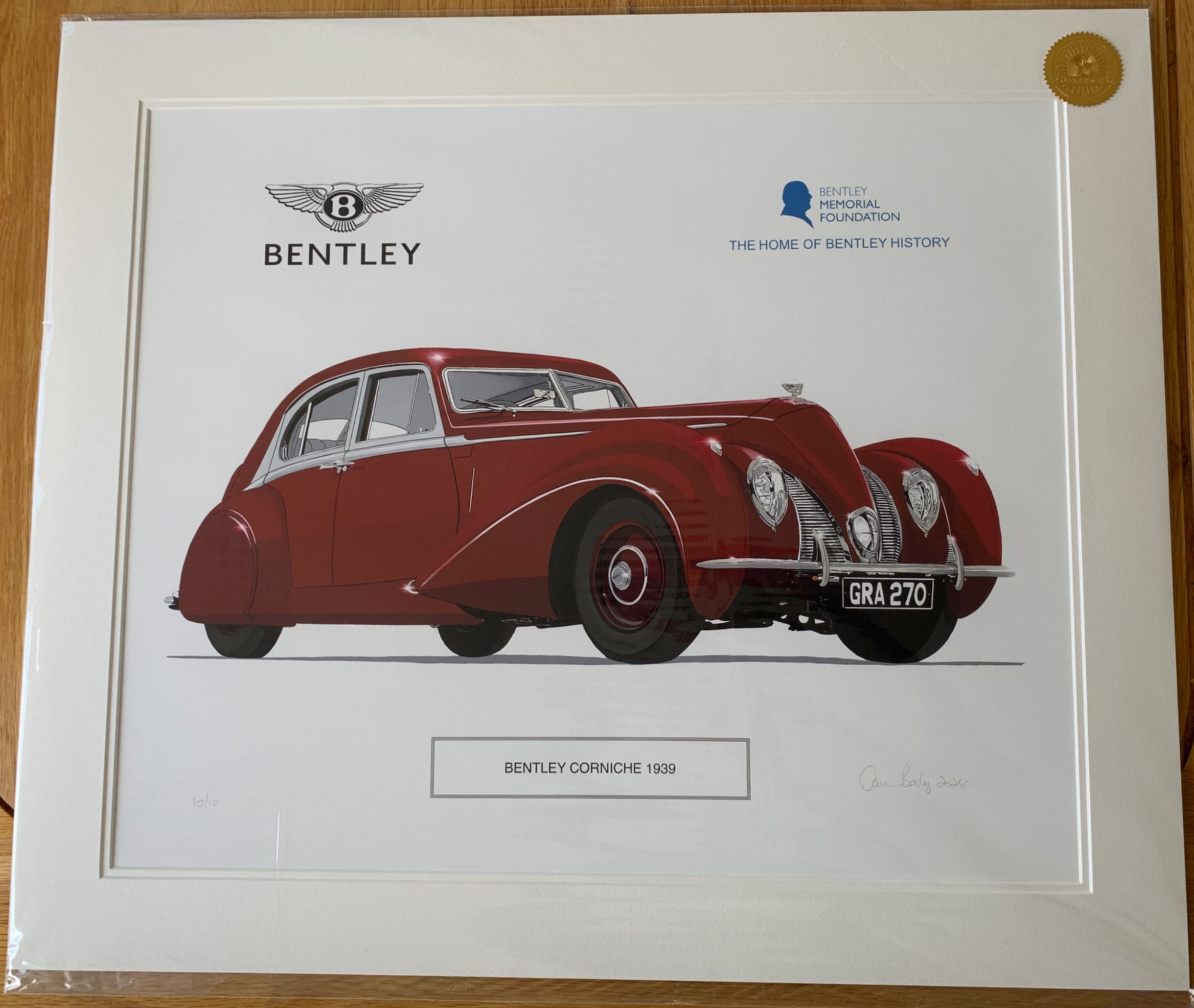 1939 Bentley Corniche No Frame