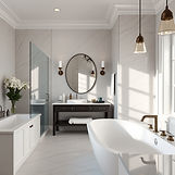 Residential bathroom cleaning