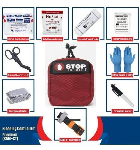 Cubix STOP THE BLEED Kit - NuStat / SAM XT