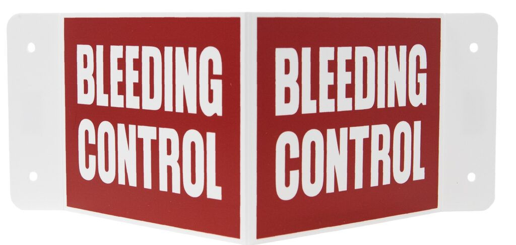 Cubix Flexible 3D Bleeding Control Wall Sign