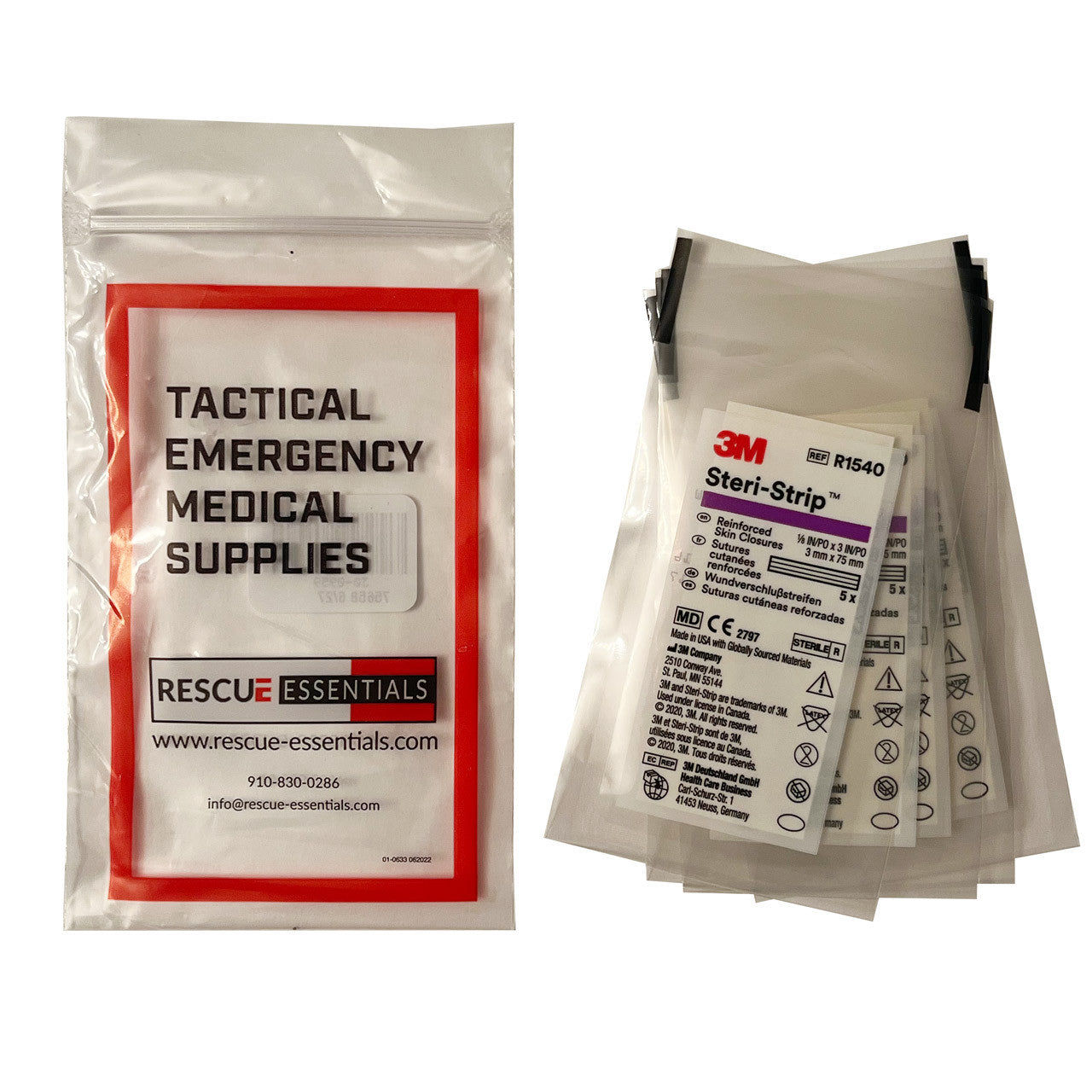 Steri-Strip Skin Closures — 3 × 1/8 inch, 20 Count