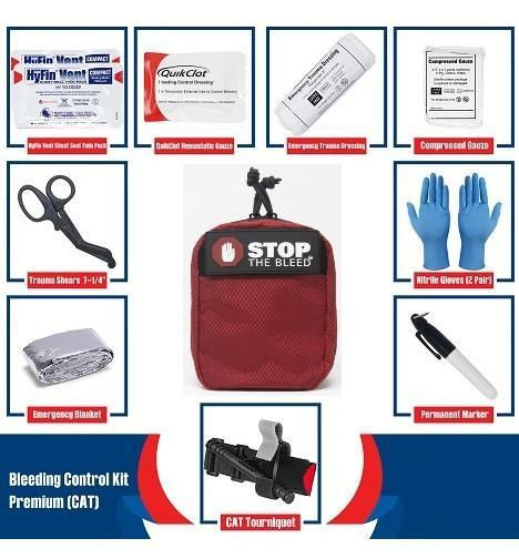 Cubix STOP THE BLEED Kit - QuikClot / CAT
