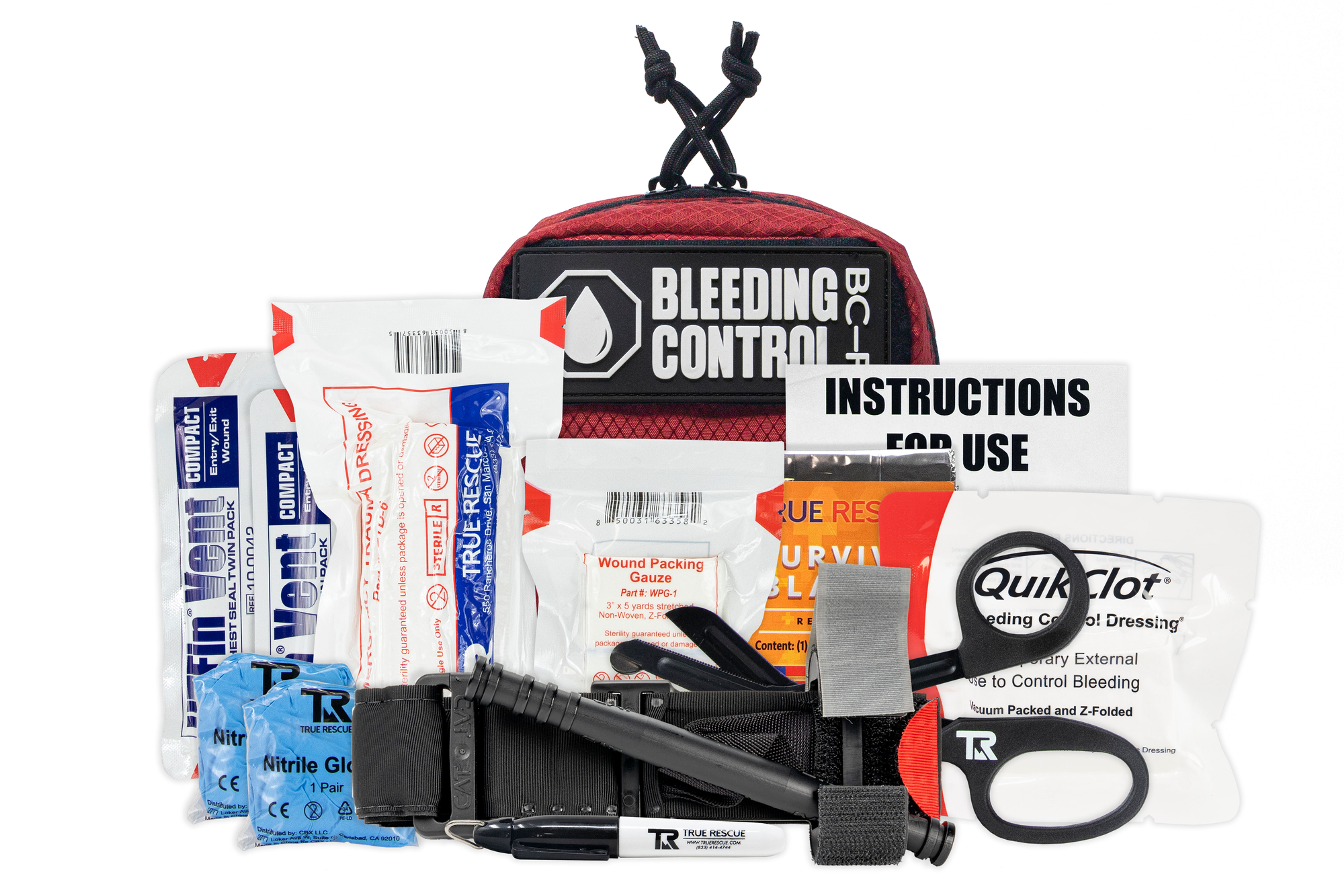 Cubix Bleeding Control Kit - QuikClot / CAT