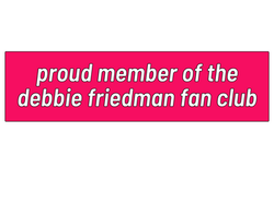 debbie friedman sticker
