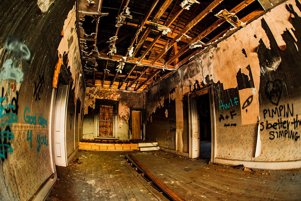 The abandoned Marymont Mansion in Tennessee