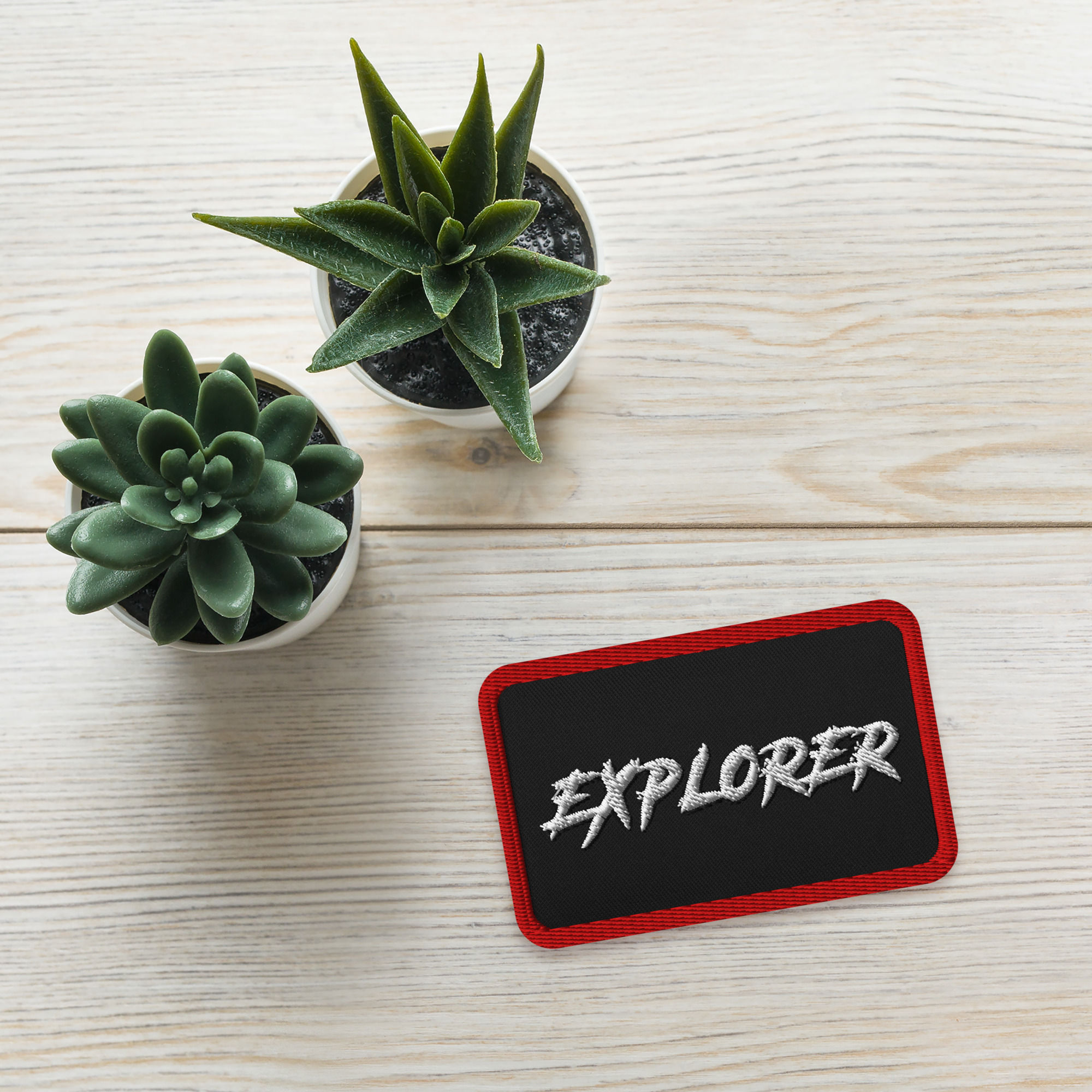 Explorer Embroidered patches