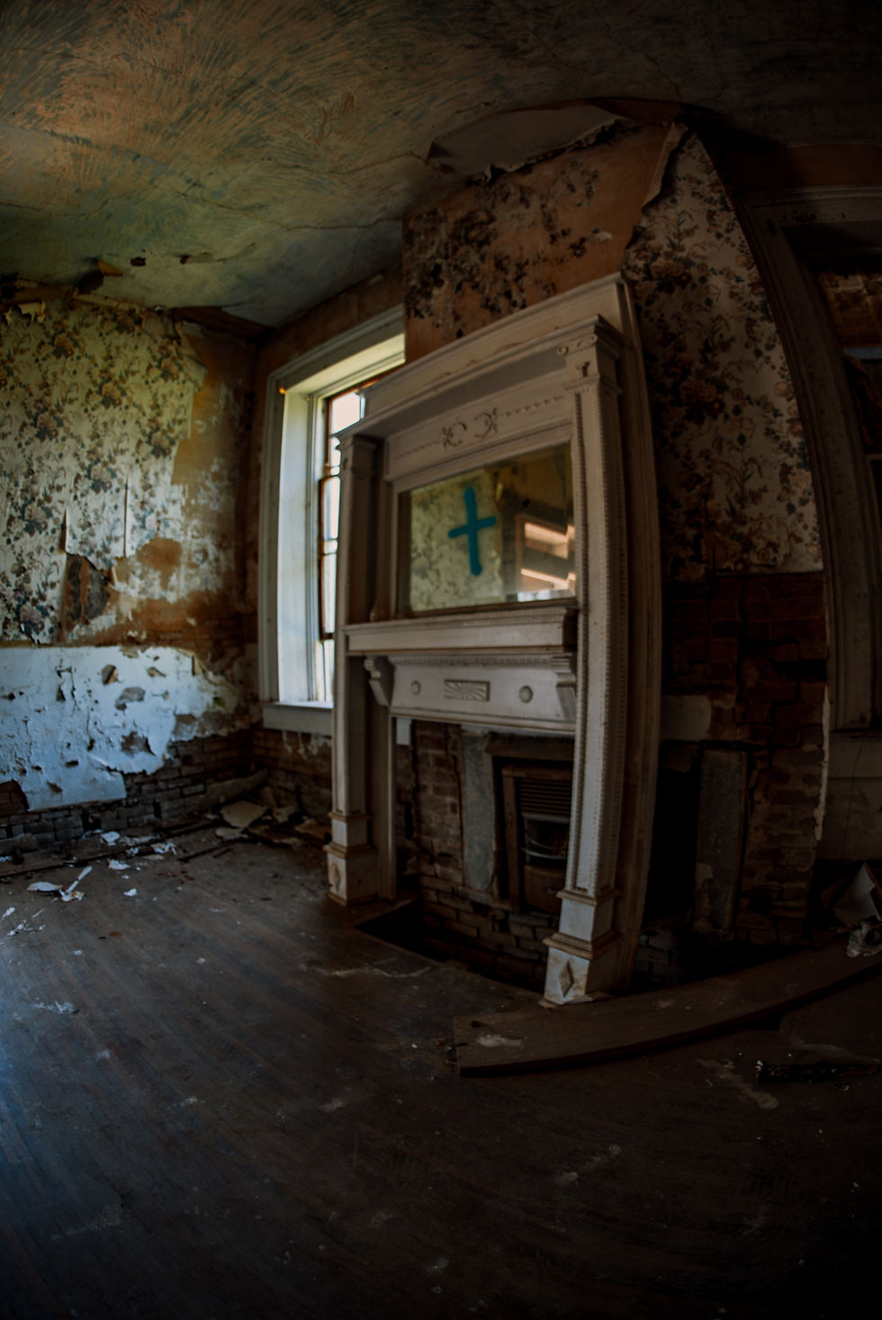 The abandoned Marymont Mansion in Tennessee