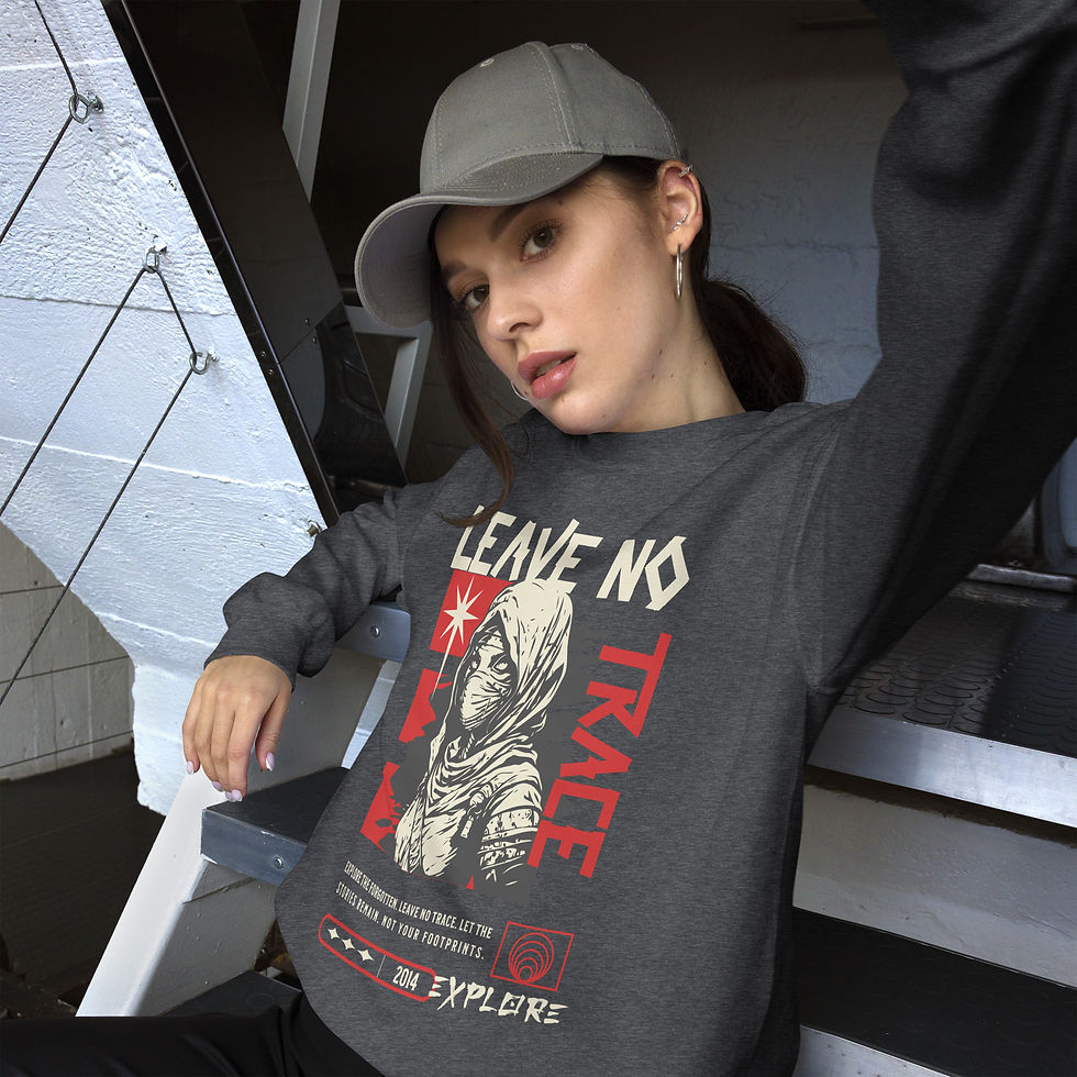 Thumbnail: Masked Leave No Trace Crewneck Sweater