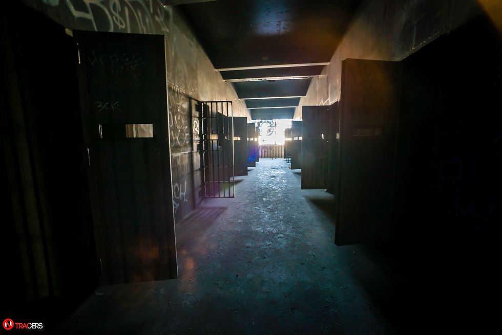Abandoned Lincoln Heights Jail cellblock solitary confinement
