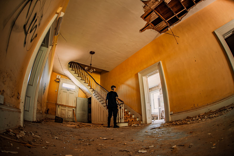 The abandoned Marymont Mansion in Tennessee