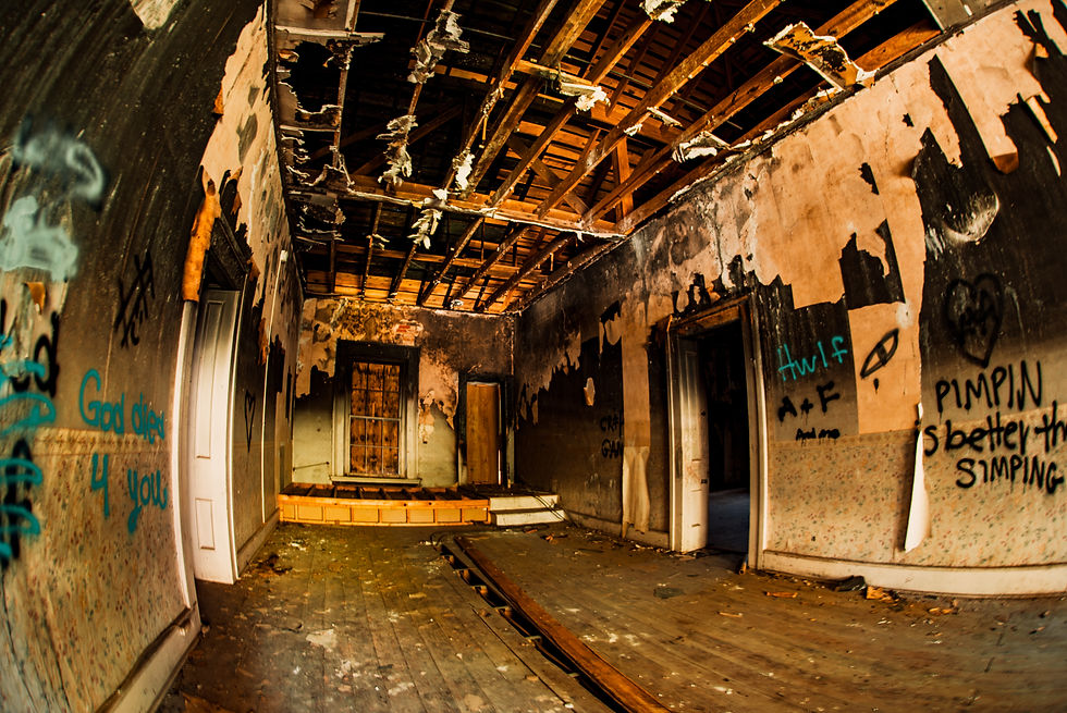 The abandoned Marymont Mansion in Tennessee
