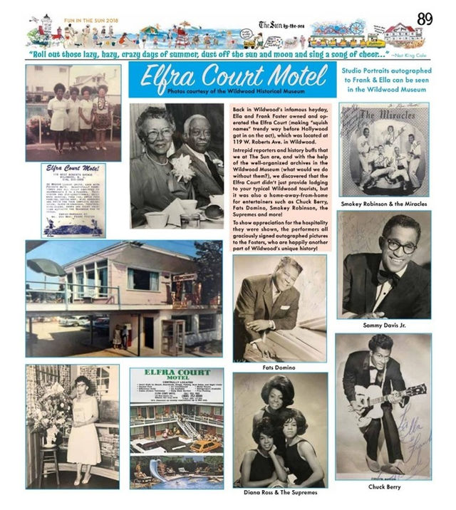 Famous entertainers at Elfra Court