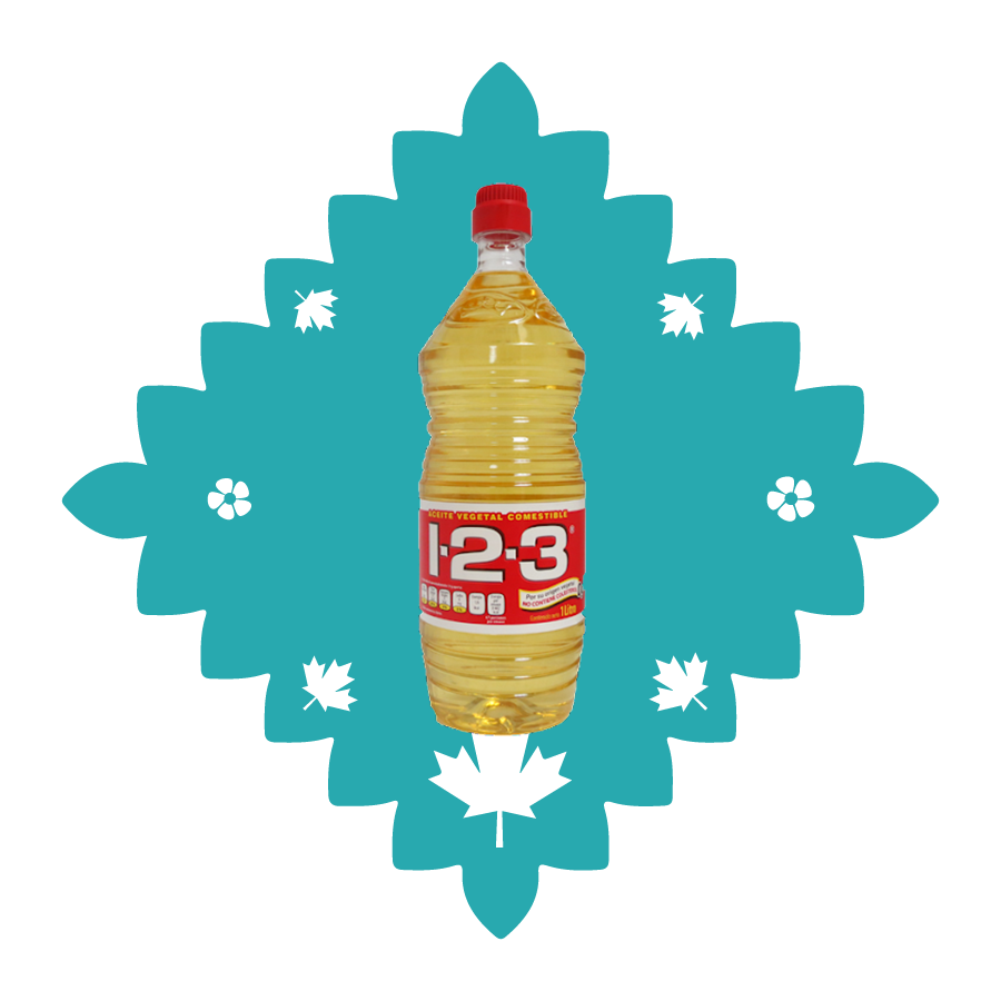 1-2-3 Pure vegetal oil