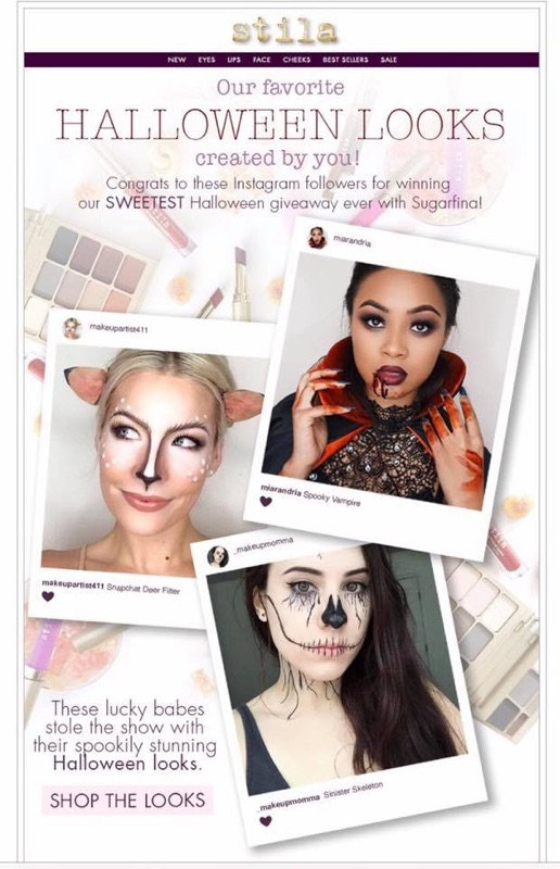 Stila Cosmetics Holida Collection. Hallowen Makeup ideas. Halloween Makeup on Pinterest