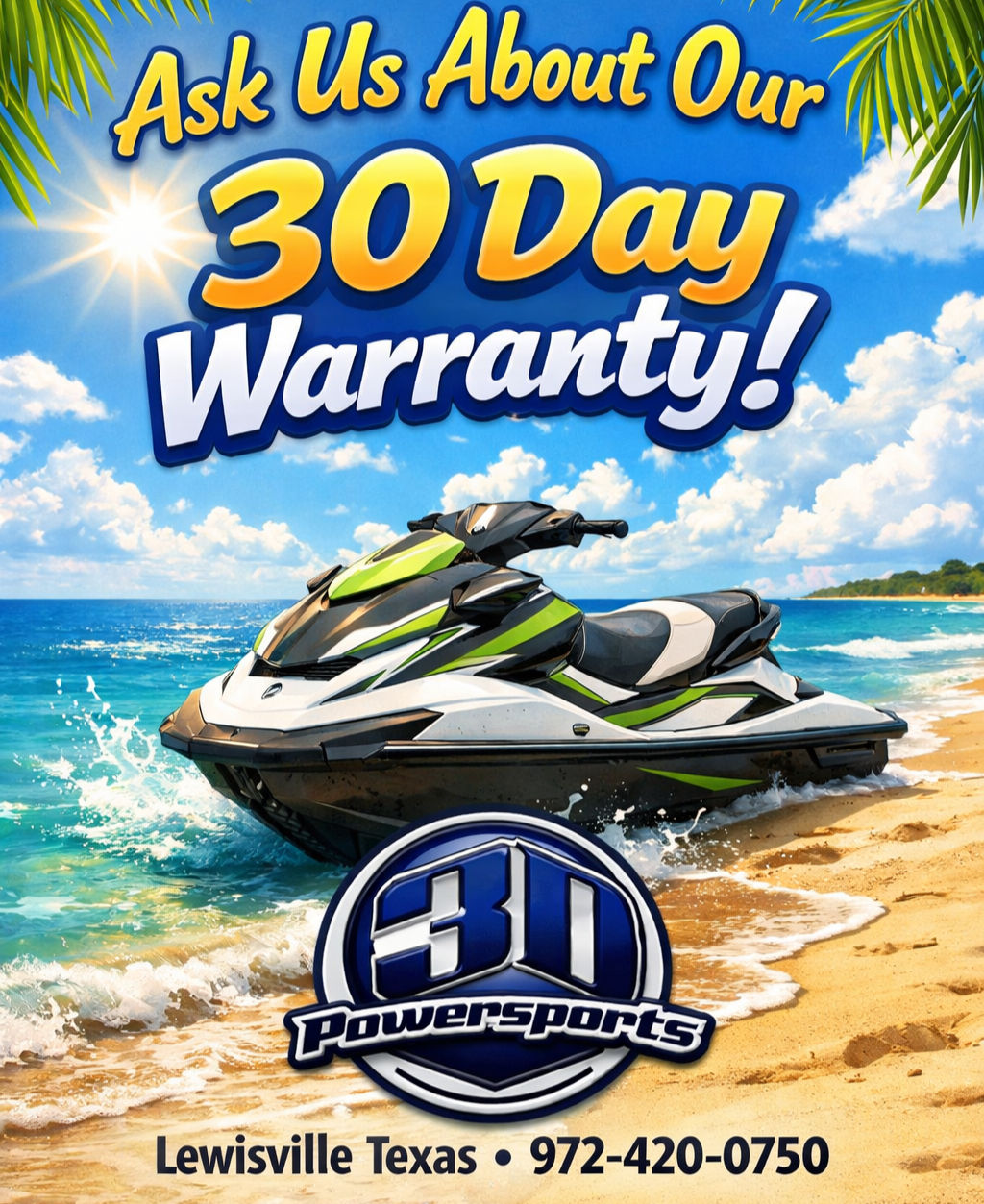 Ask us about 30 Day warranty!