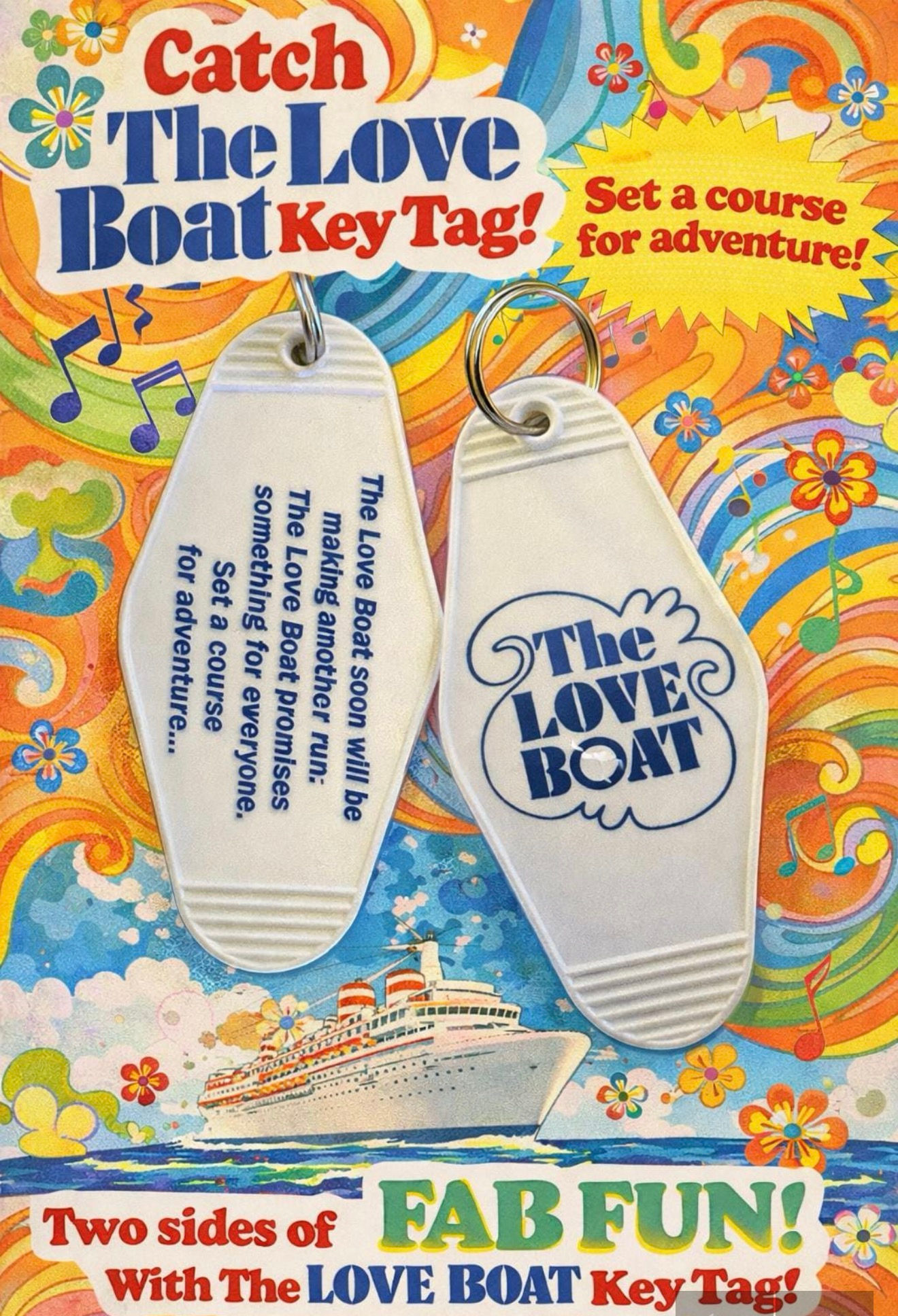 Sailing Down Memory Lane: Love Boat Key Tag
