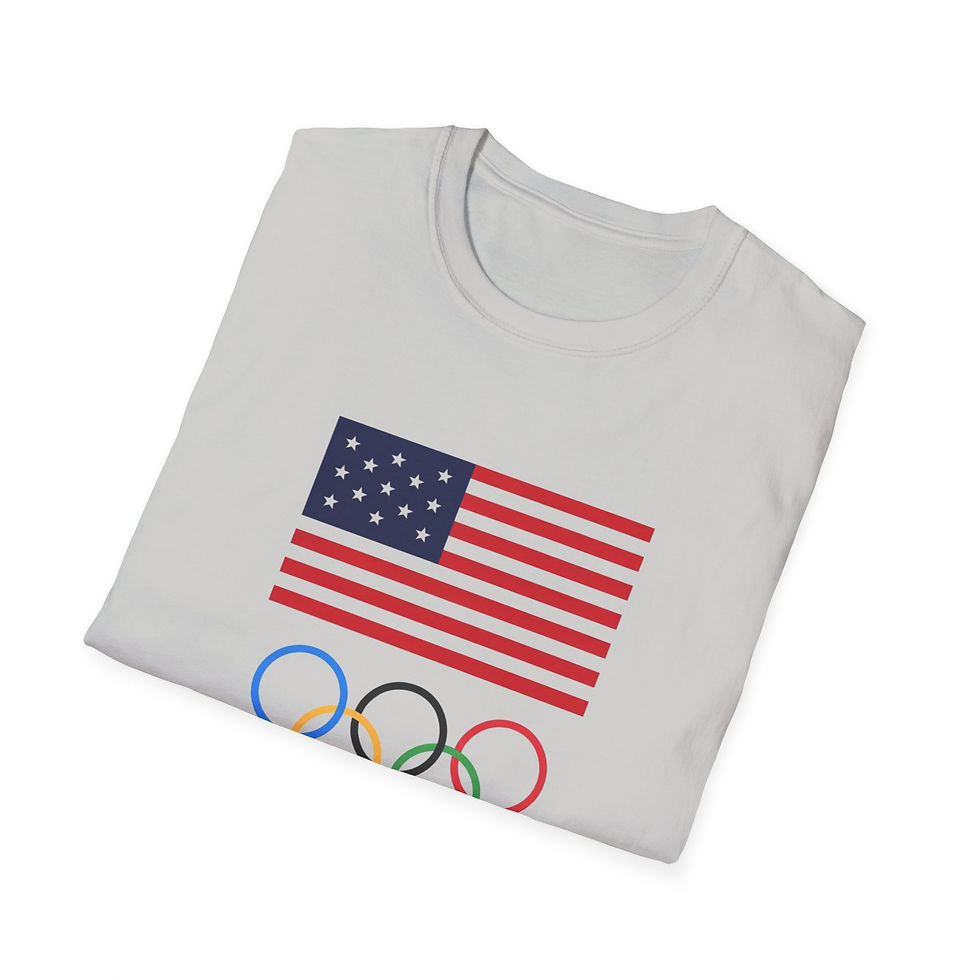 Thumbnail: Team USA Olympic Flag T-Shirt — American Pride Sports Tee