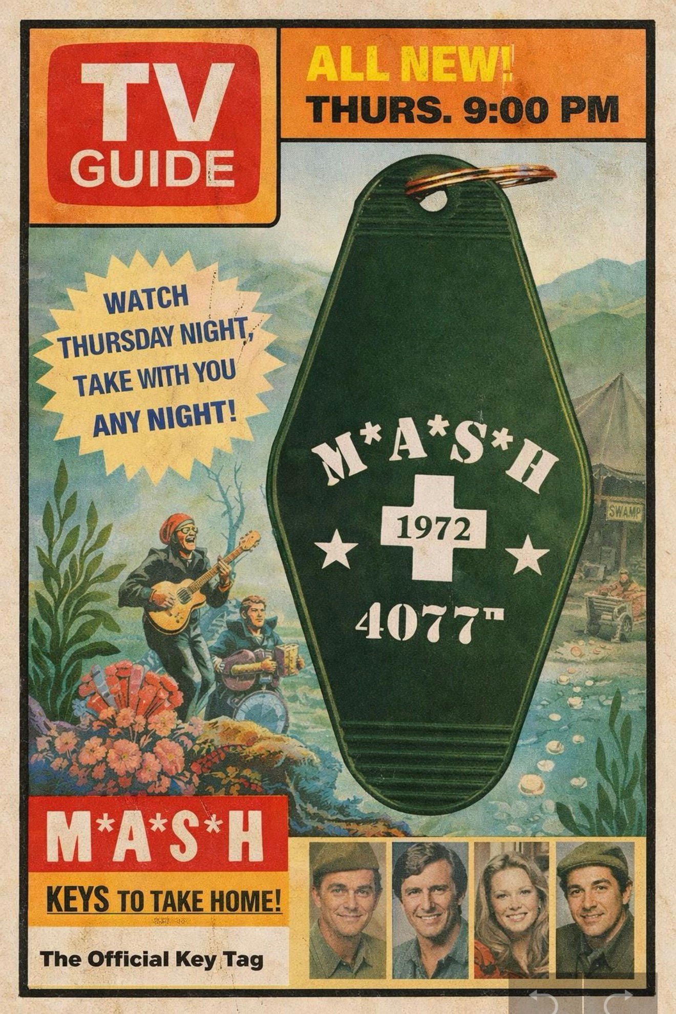 MASH inspired 4077 keytag