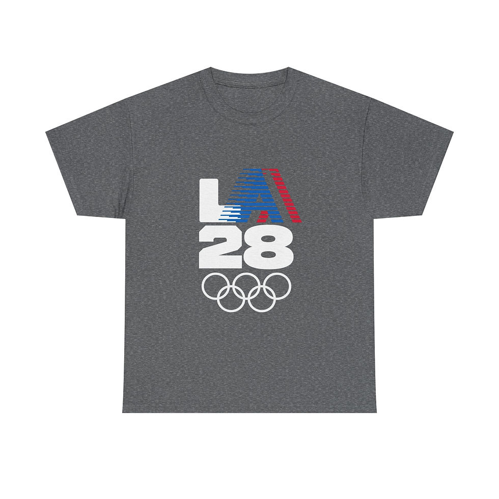 Thumbnail: Olympic USA Striped 'A' Tee — Patriotic Sports T-Shirt