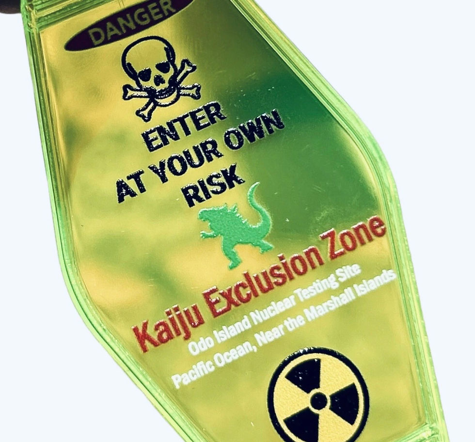 Thumbnail: Kaiju Godzilla Exclusion Zone Key Tag