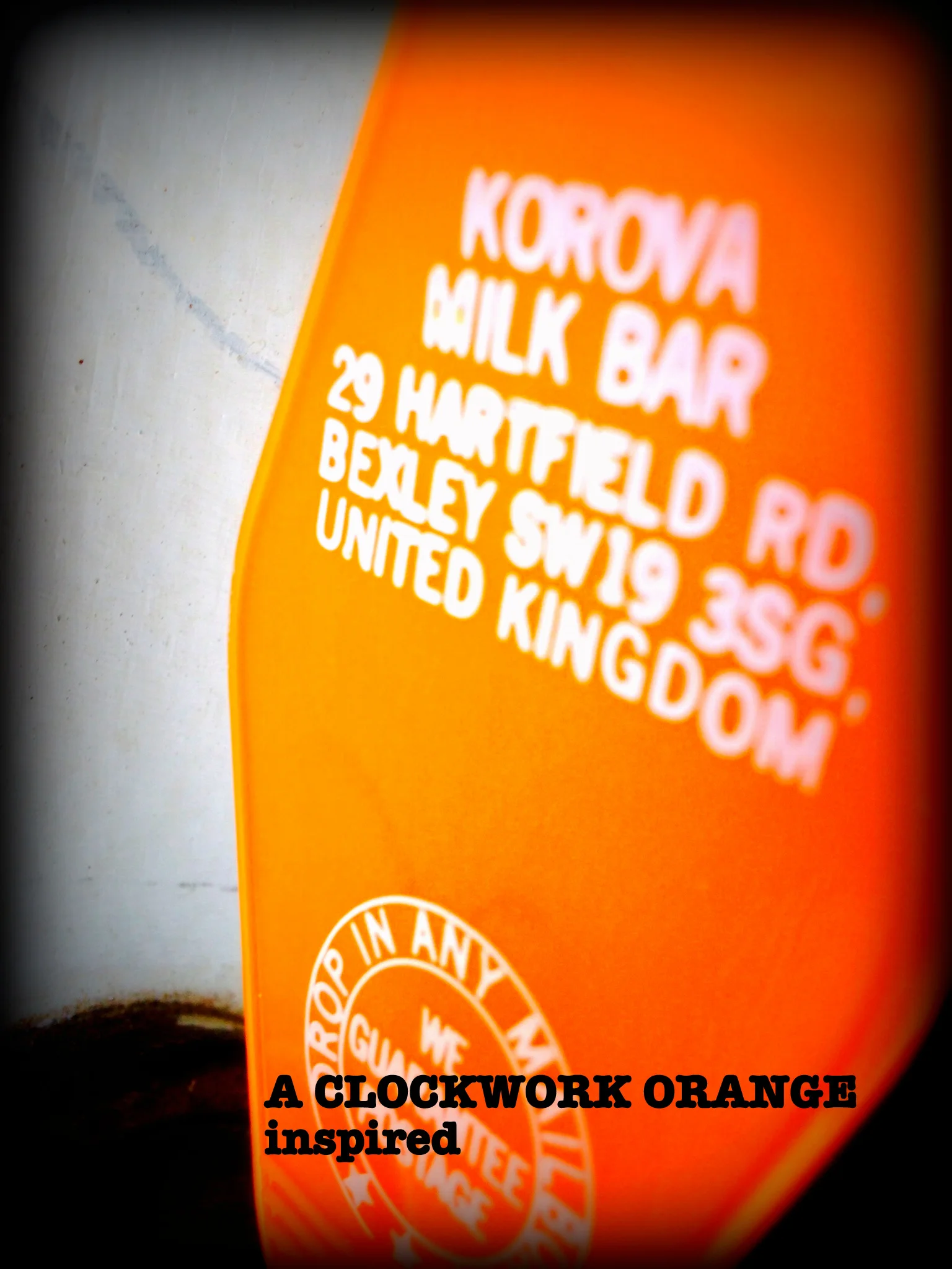A Clockwork Orange Keytag Korova Milk Bar Keytagsrus