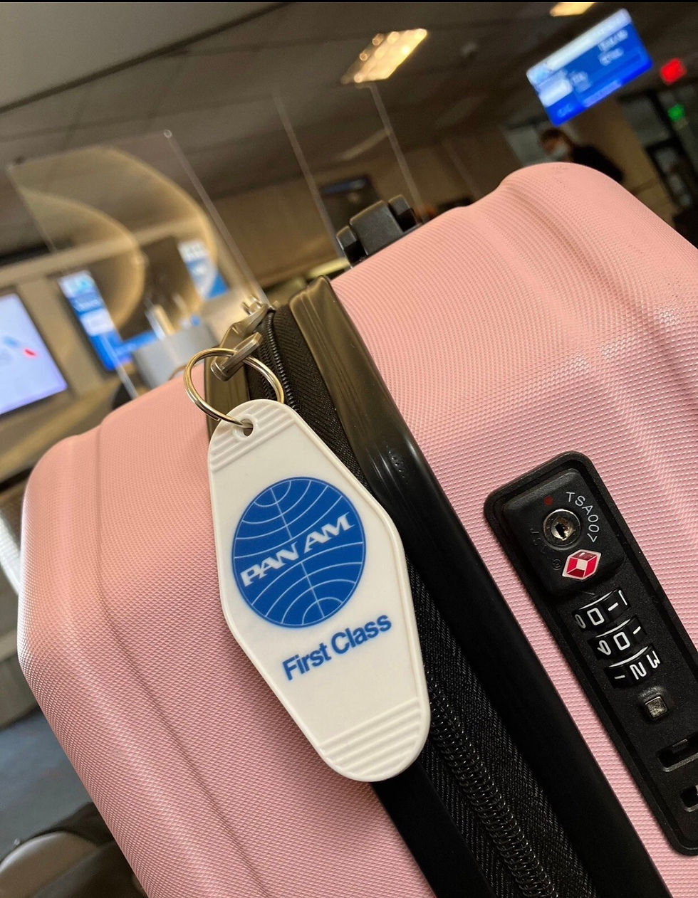 Thumbnail: PAN AM “first class” inspired keytag