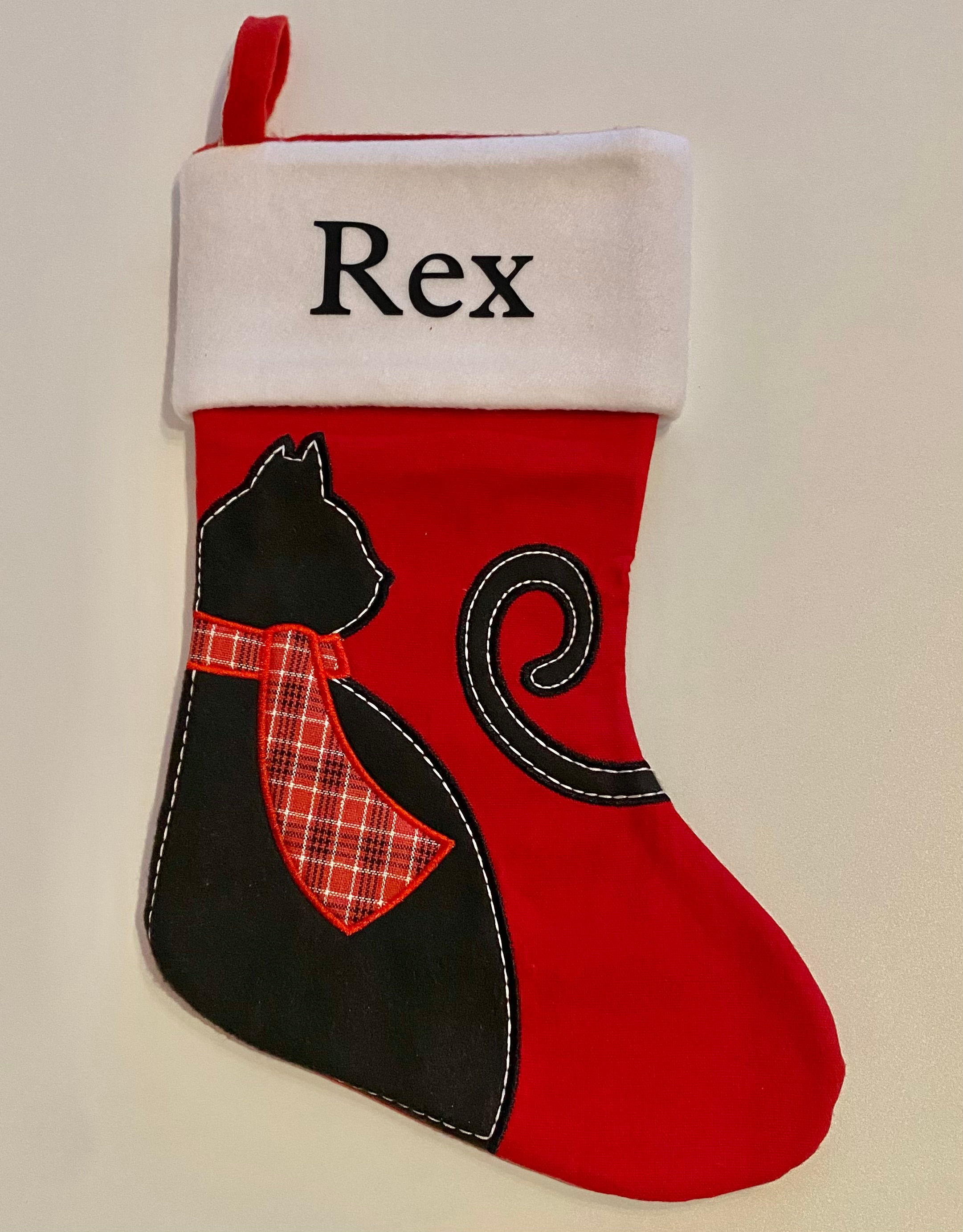 Luxury Cat Christmas Stocking