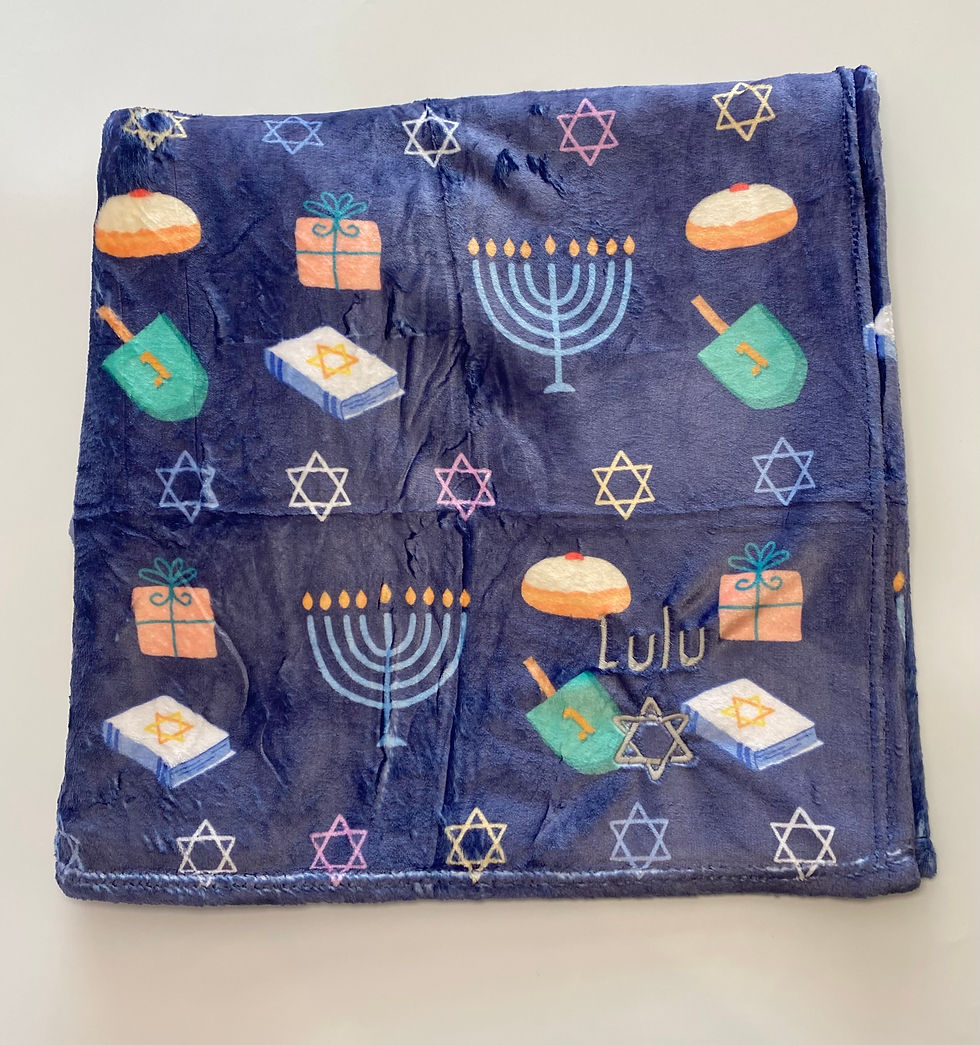 Thumbnail: Chanukah blanket