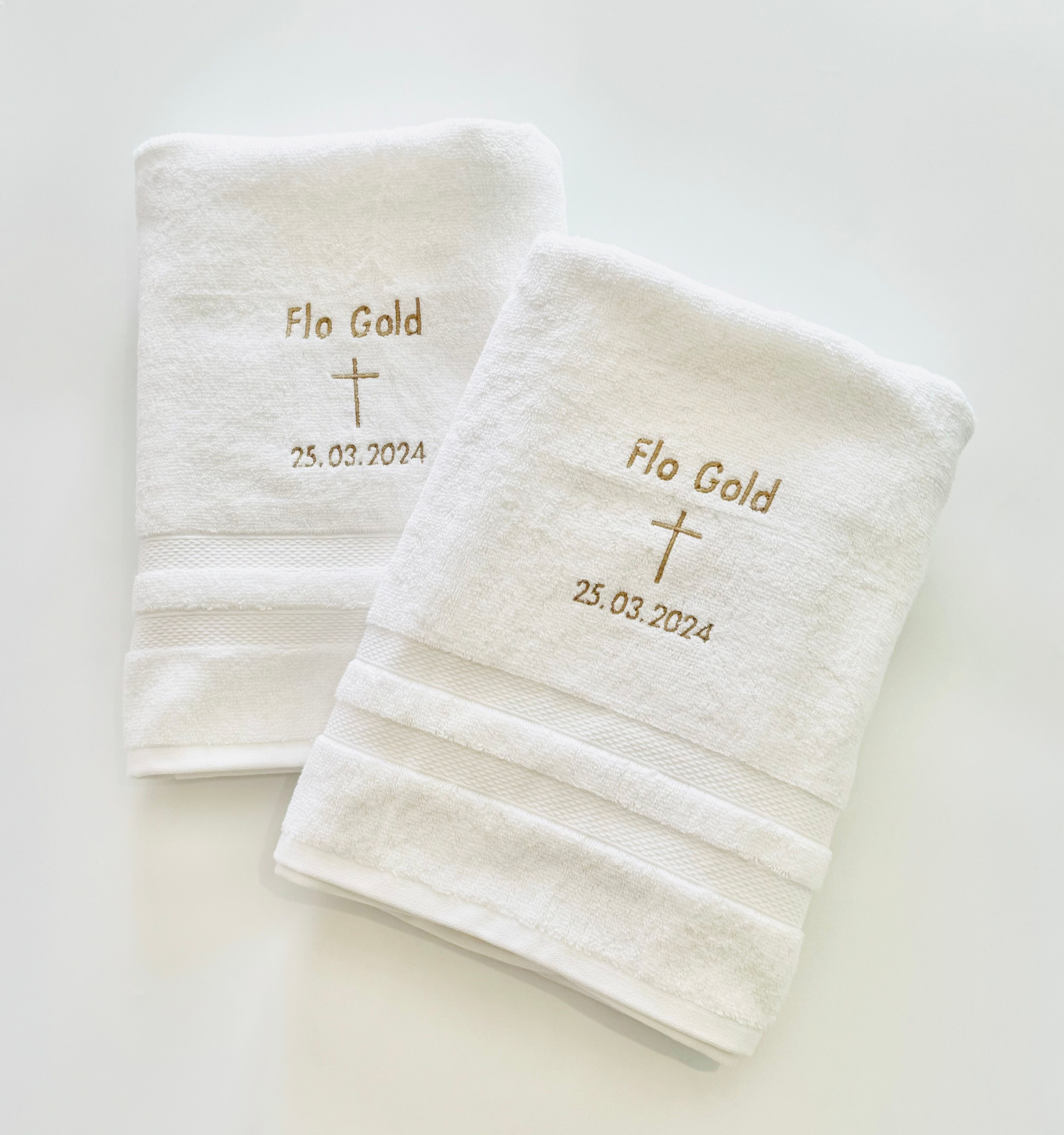 Christening towels