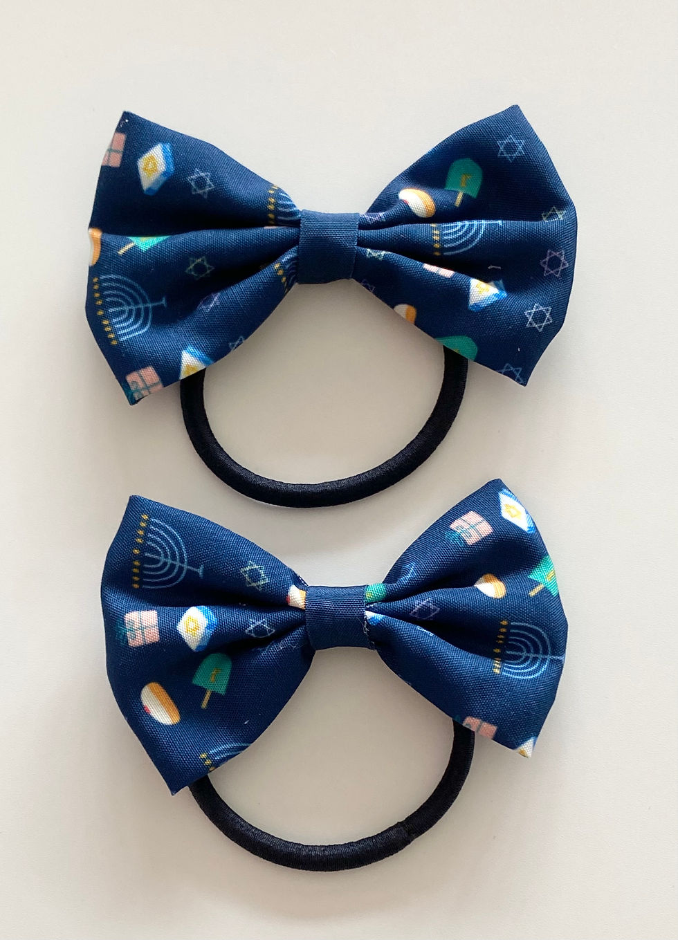 Thumbnail: Chanukah hair band and bow set in Chanukah Pouch