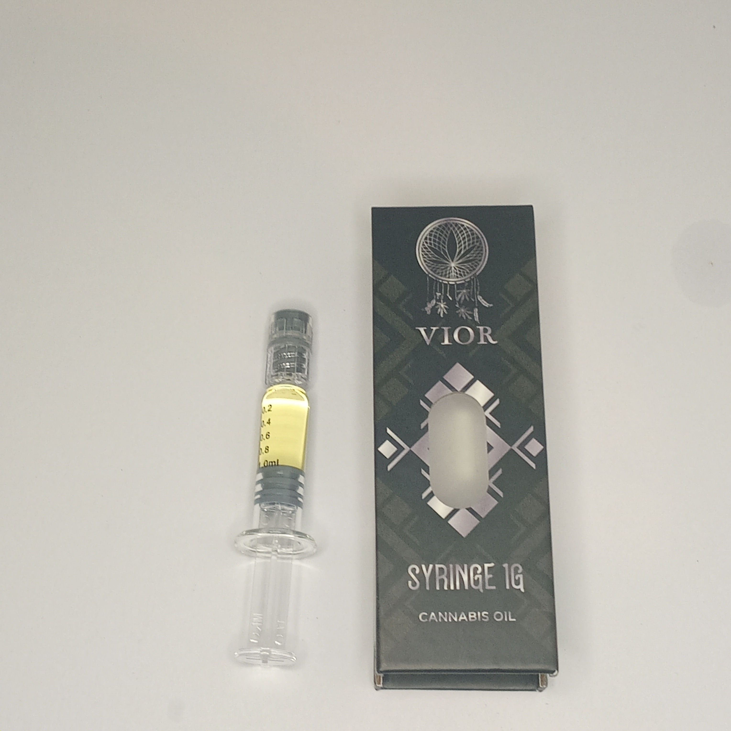 Vior Honey Oil 1g THC cannabis oil syringe with golden amber extract – High On A Hill Six Nations Ontario