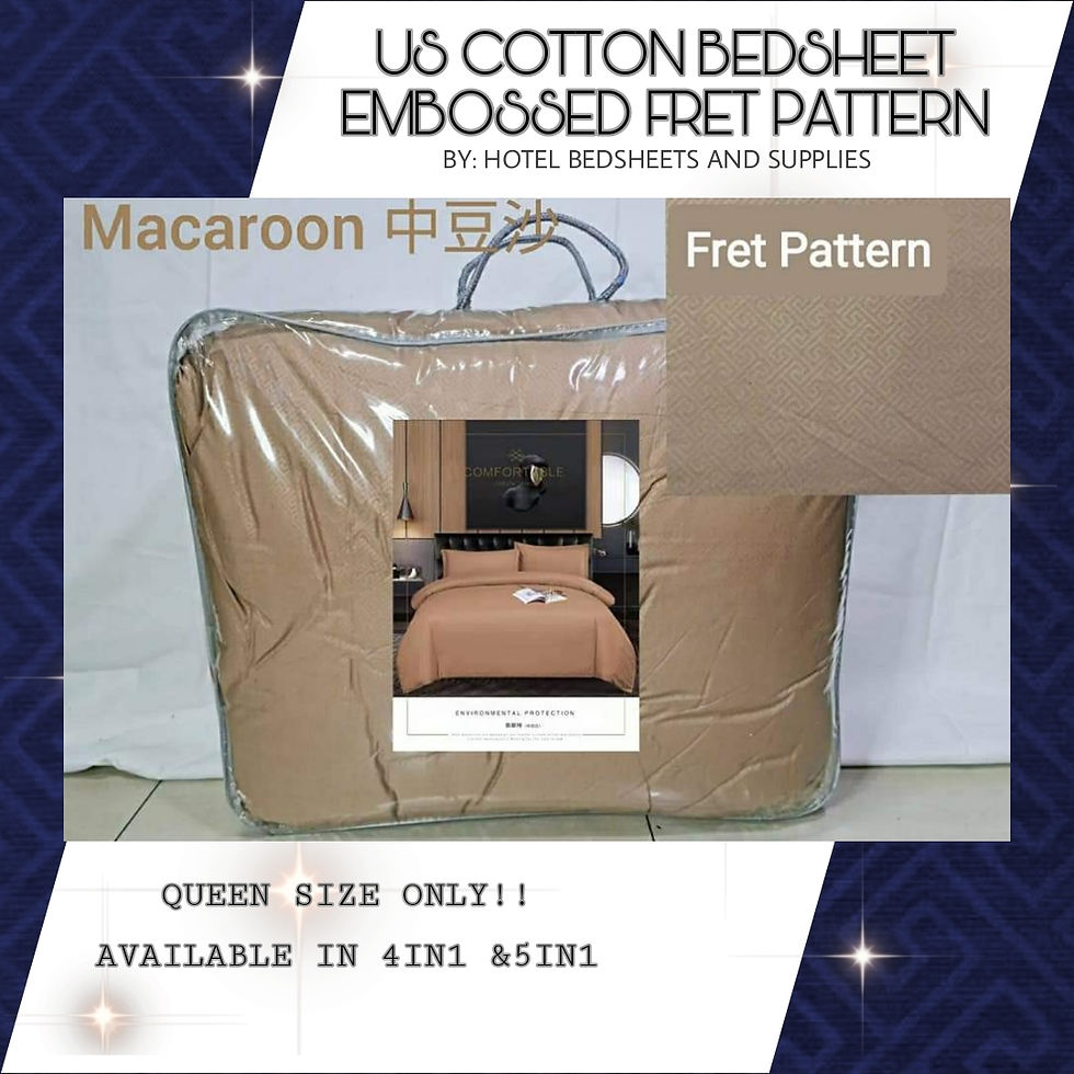 Thumbnail: EMBOSSED FRET PATTERN (US COTTON)