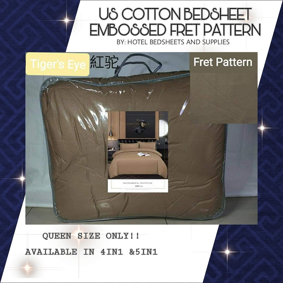 Thumbnail: EMBOSSED FRET PATTERN (US COTTON)