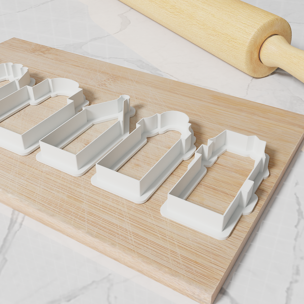 Thumbnail: Dutch Canal House Cookie Cutters