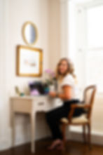 Nicole teaching her spiritual communication mentorship