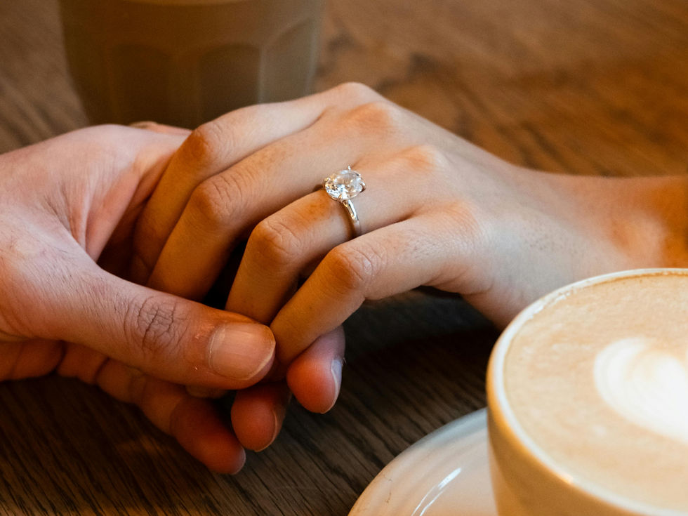 4-prong diamond engagement ring